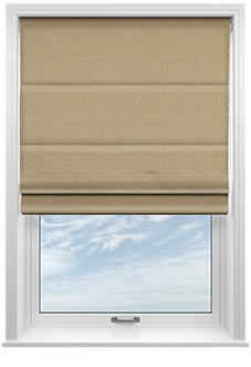 Delicate Chevron, Sunbeam - Roman Blind